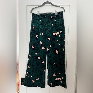Anthropologie - Maeve The Colette Corduroy Crop Wide-Leg Pants - Size 30